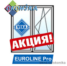 Стандартное окно из профиля VEKA Euroline Pro